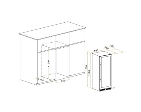 Винный шкаф Meyvel MV99PRO-KST2