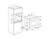 Духовой шкаф с СВЧ Bertazzoni F457HERMWTNE