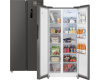 Отдельностоящий холодильник с инвертором Weissgauff WSBS 500 Inverter NoFrost Dark Grey