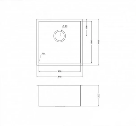Кухонная мойка OULIN OL-F101