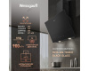 Каминная вытяжка Weissgauff Yota 606 touch black glass