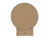 Вытяжка Maunfeld BALA 35 Wall Gold
