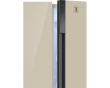 Отдельностоящий холодильник с инвертором Weissgauff WSBS 500 Inverter NoFrost Beige Glass