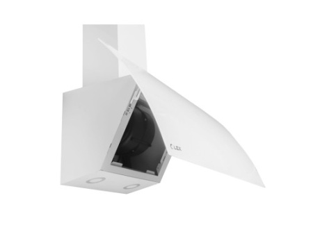 Наклонная кухонная вытяжка LEX Plaza GS 900 White