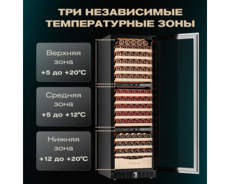 Винный шкаф Meyvel MV154PRO-KBT3