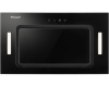 Кухонная встраиваемая вытяжка Weissgauff Intense 600 Touch Black Glass