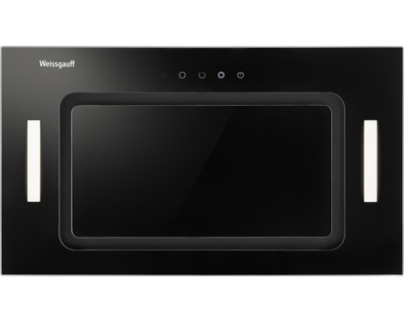 Кухонная встраиваемая вытяжка Weissgauff Intense 600 Touch Black Glass