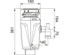 Измельчитель Franke SLIM 50