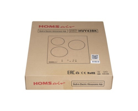 Электрическая варочная панель HOMSair HVY43BK