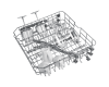 Встраиваемая посудомоечная машина Maunfeld MLP6242G02 Light Beam
