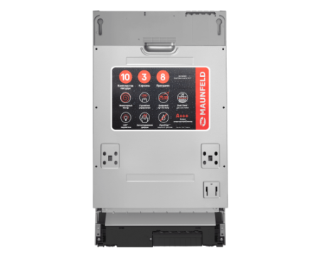 Встраиваемая посудомоечная машина Maunfeld MLP45330T Smart Beam Inverter Wi-Fi