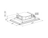 Вытяжка потолочная Sirius SLT 971 LESS EM IX 120