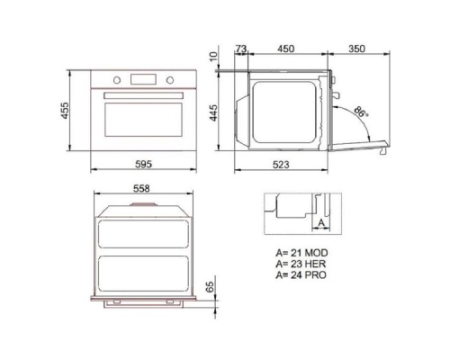 Духовой шкаф Bertazzoni FMOD4077MTB1