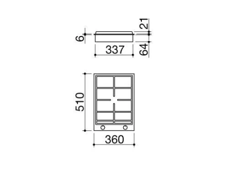 Варочная поверхность BARAZZA 1PBF1