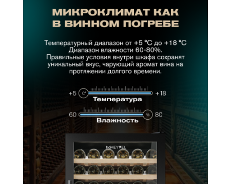 Винный шкаф Meyvel MV116-KBT2