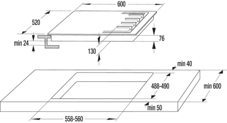 Варочная поверхность GORENJE GT 641 ZW