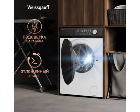 Стиральная машина с прямым приводом Weissgauff WM 45127 Steam Direct Drive