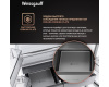 Отдельностоящий холодильник с инвертором Weissgauff WCD 590 NoFrost Inverter Premium EcoFresh Inox Glass