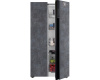 Отдельностоящий холодильник с инвертором Weissgauff WSBS 600 NoFrost Inverter Rock Glass
