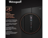 Отдельностоящий холодильник Weissgauff WFD 450 Built-in Inverter NoFrost Dark Inox