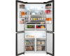Отдельностоящий холодильник с инвертором Weissgauff WCD 510 Built-in Inverter NoFrost Black Glass