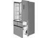 Отдельностоящий холодильник Weissgauff WFD 450 Built-in Inverter NoFrost Inox