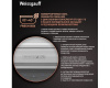 Отдельностоящий холодильник с инвертором Weissgauff WCD 590 Nofrost Inverter Premium EcoFresh Rock Glass