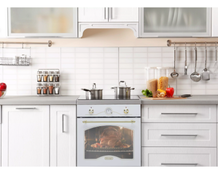 Многофункциональный электрический духовой шкаф DeLonghi CM 6 BG