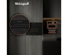 Встраиваемый компактный духовой шкаф с СВЧ Weissgauff OE 446 Black Edition