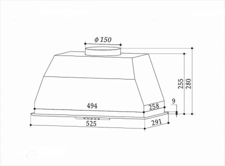 Вытяжка EXITEQ EX-1266