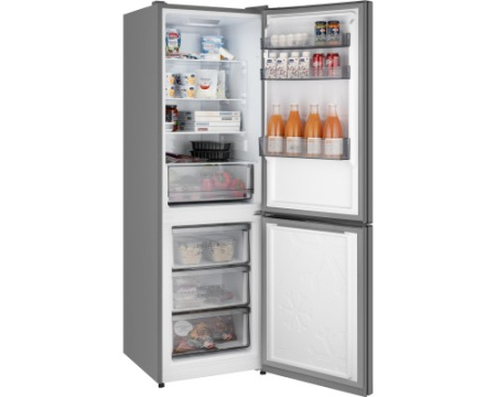 Отдельностоящий холодильник с инвертором Weissgauff WRK 185 Total NoFrost Inverter Beige Glass