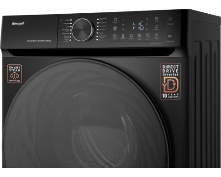 Стиральная машина с прямым приводом Weissgauff WM 59411 Direct Drive Inverter Steam Matt Black