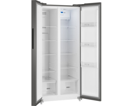 Отдельностоящий холодильник с инвертором Weissgauff WSBS 500 Inverter NoFrost Dark Grey