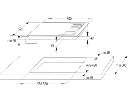Варочная панель Hisense GG663BHF