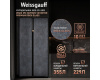 Отдельностоящий холодильник с инвертором Weissgauff WSBS 590 NoFrost Inverter Premium Rock Glass