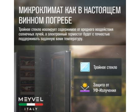 Винный шкаф Meyvel MV28NH-KWT2