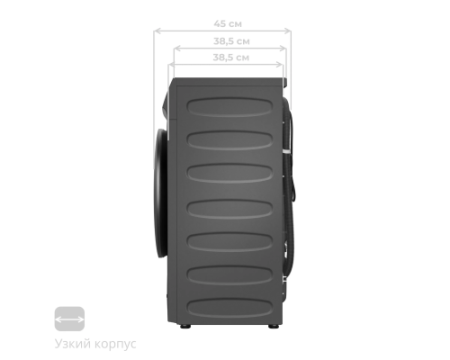 Стиральная машина Meferi MFW081210GR POWER
