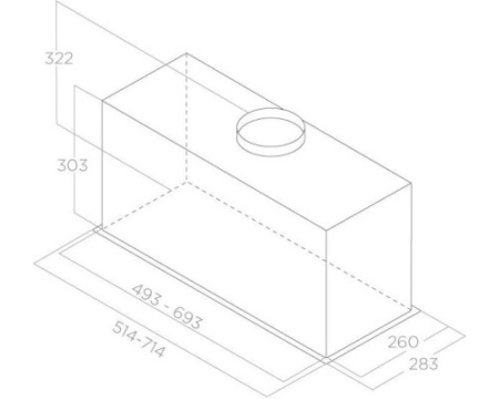 Вытяжка Elica LANE SENSOR IX/A/52 PRF0188199A