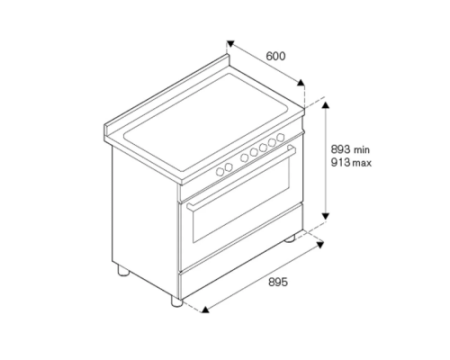 Варочный центр Bertazzoni MAS95I1ENET