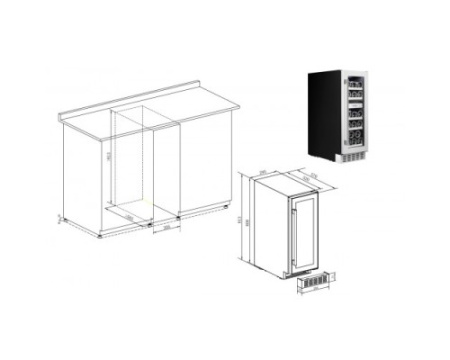 Винный шкаф Temptech STX30DS