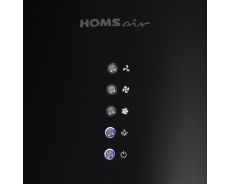 Кухонная вытяжка HOMSair ART 1050IS 35 черный (в 2-х коробках)
