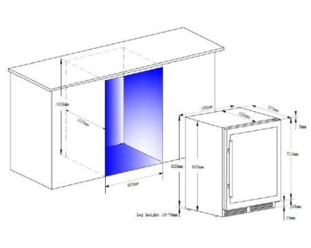Винный шкаф La Sommeliere LSBU51DB2
