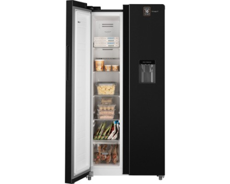 Отдельностоящий холодильник с инвертором и подачей воды Weissgauff WSBS 600 XB NoFrost Inverter Water Dispenser