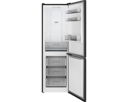 Отдельностоящий холодильник с инвертором Weissgauff WRK 185 Total NoFrost Inverter Black Inox