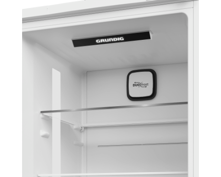 Холодильник с нижней морозильной камерой Grundig GKPN66830FXD