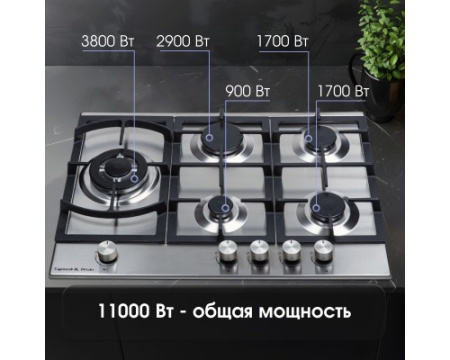 Газовая варочная панель Zigmund & Shtain G 14.7 S