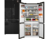 Отдельностоящий холодильник с инвертором Weissgauff WCD 510 Built-in Inverter NoFrost Black Glass