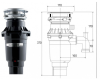 Измельчитель пищевых отходов Bone Crusher 810 SL/Slim line