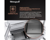 Отдельностоящий холодильник с инвертором Weissgauff WCD 590 Nofrost Inverter Premium EcoFresh Dark Grey Glass