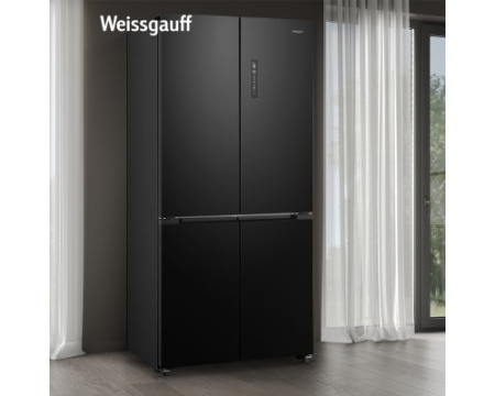 Отдельностоящий холодильник с инвертором Weissgauff WCD 510 Built-in Inverter NoFrost Dark Inox